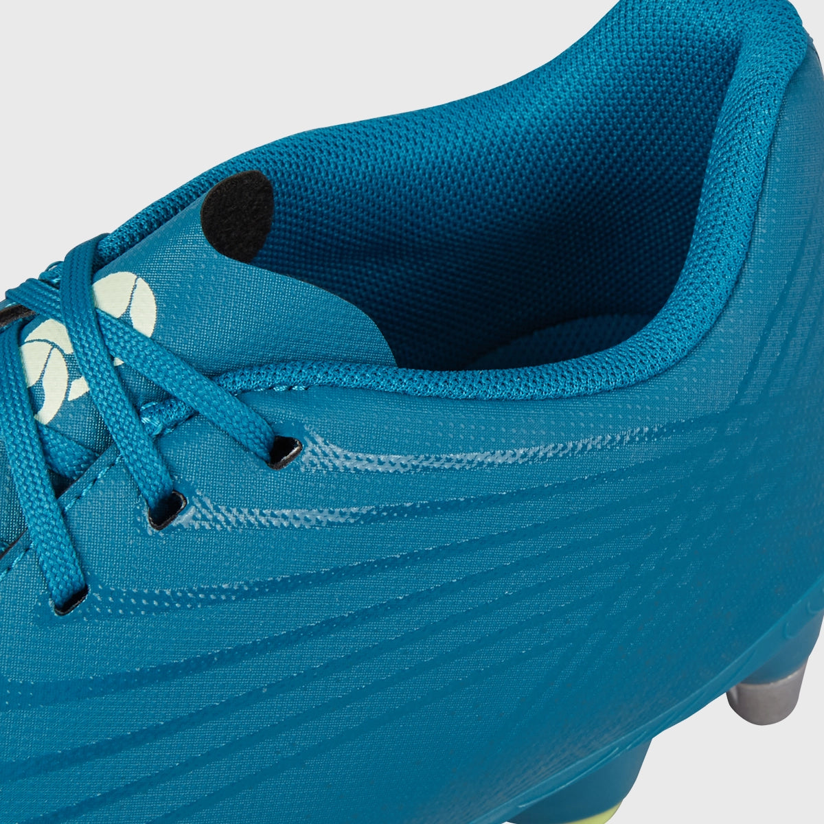 Canterbury Stampede Groundbreak Team SG Rugby Boots - Men's Rugby Cleats for Firm Ground, Lightweight & Durable with Anti-Clog Sole - Perfect for Rugby Matches, Training & Outdoor Sports (Lagoon Blue)
