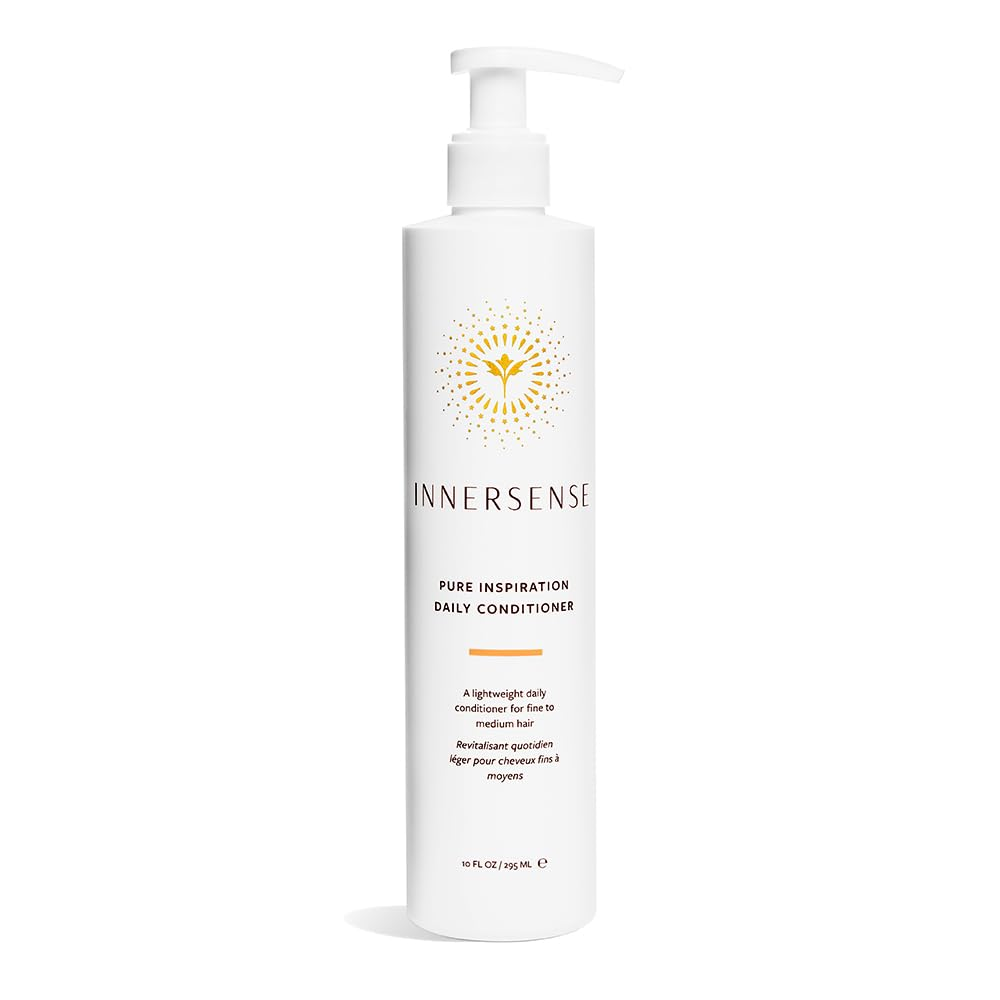 INNERSENSE Organic Beauty Pure Inspiration Daily Conditioner for Color-Treated & Dry Hair - Hydrating & Nourishing Vegan Hair Care for Daily Use at Home & Salon