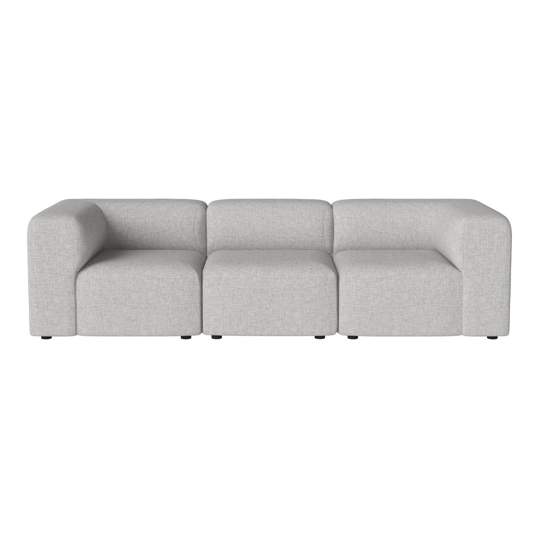 Modern Angle 3-Seater Sofa - Comfortable L-Shaped Sectional Couch for Living Room, Lounge & Small Spaces - Perfect for Apartments, Dorms and Cozy Home Decor