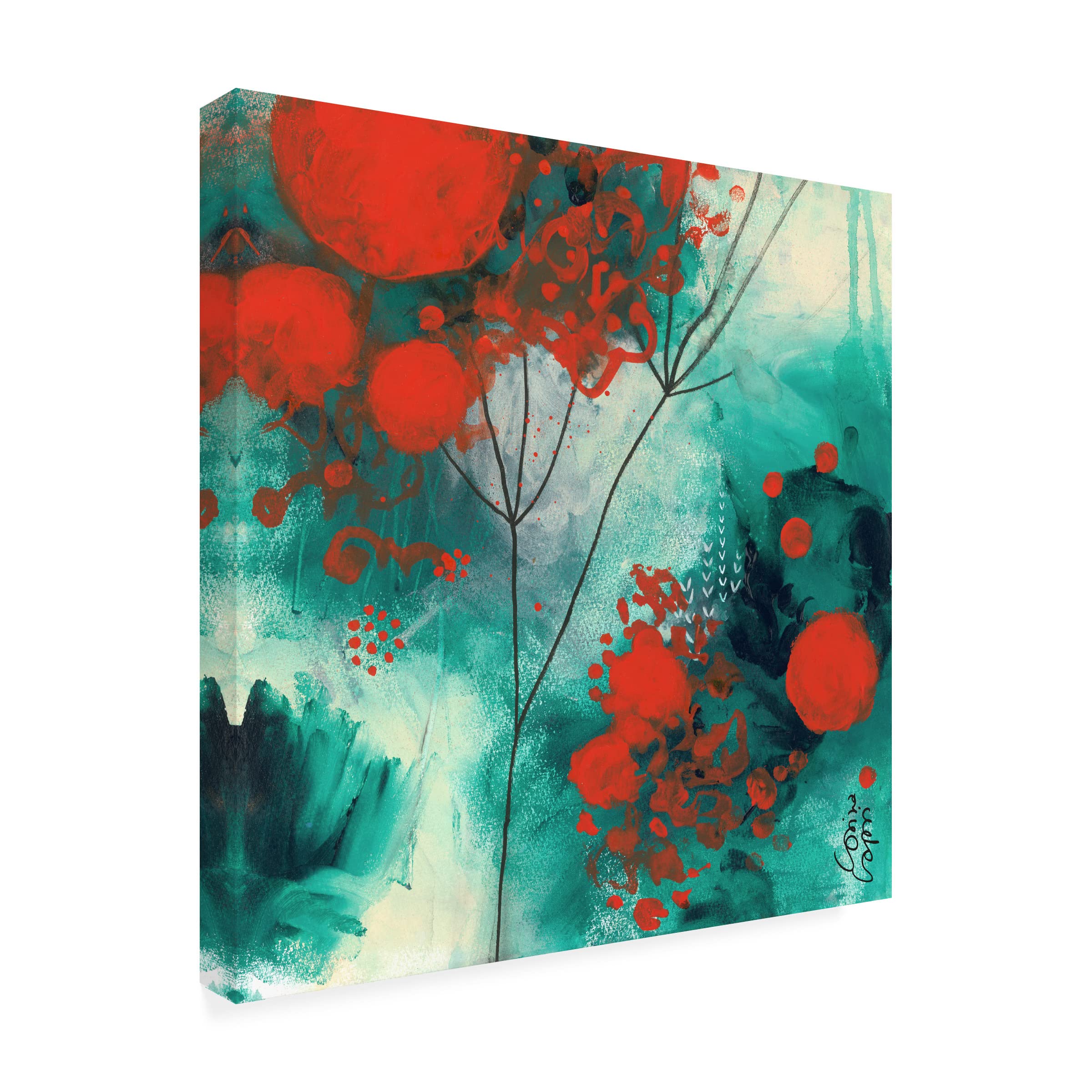 Trademark Fine Art 'Winter Solstice' Canvas Wall Art Print by Corina Capri - Perfect for Living Room, Bedroom & Office Decor