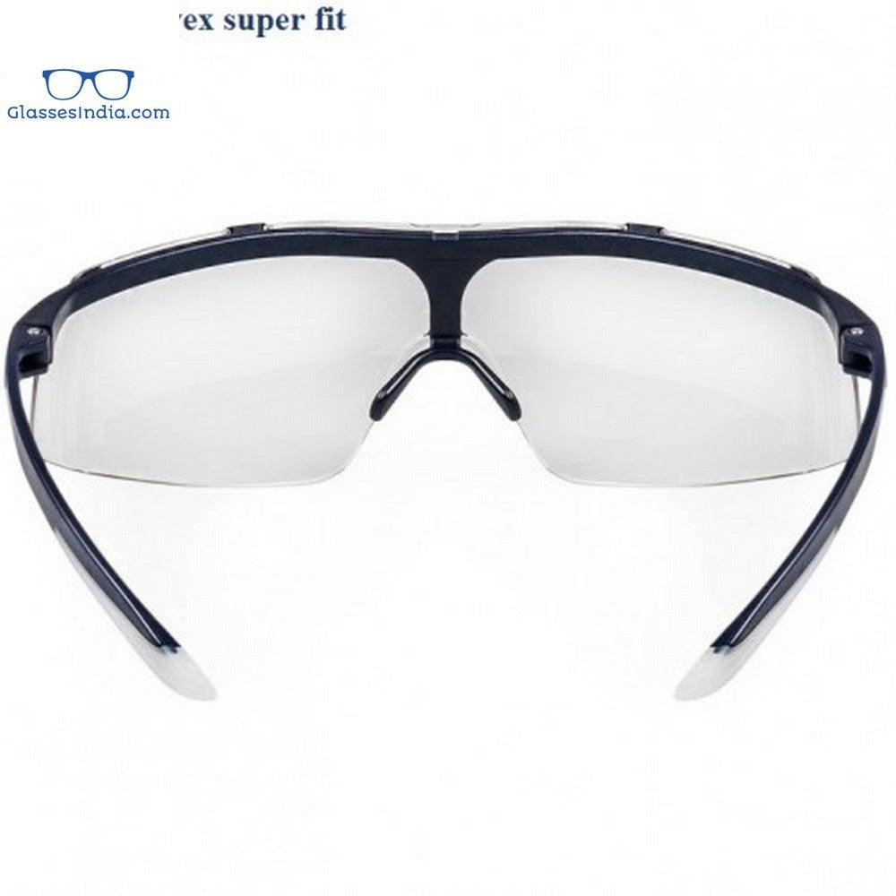Uvex Super Fit Clear Safety Glasses 9178 265 - ANSI Z87.1 Certified Protective Eyewear for Construction, Woodworking & DIY Projects