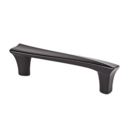 Berenson Fluidic 96mm Modern Cabinet Pull - Sleek Stainless Steel Handle for Kitchen Cabinets, Dressers & Furniture (Set of 10) - Perfect for Home Renovation & DIY Projects