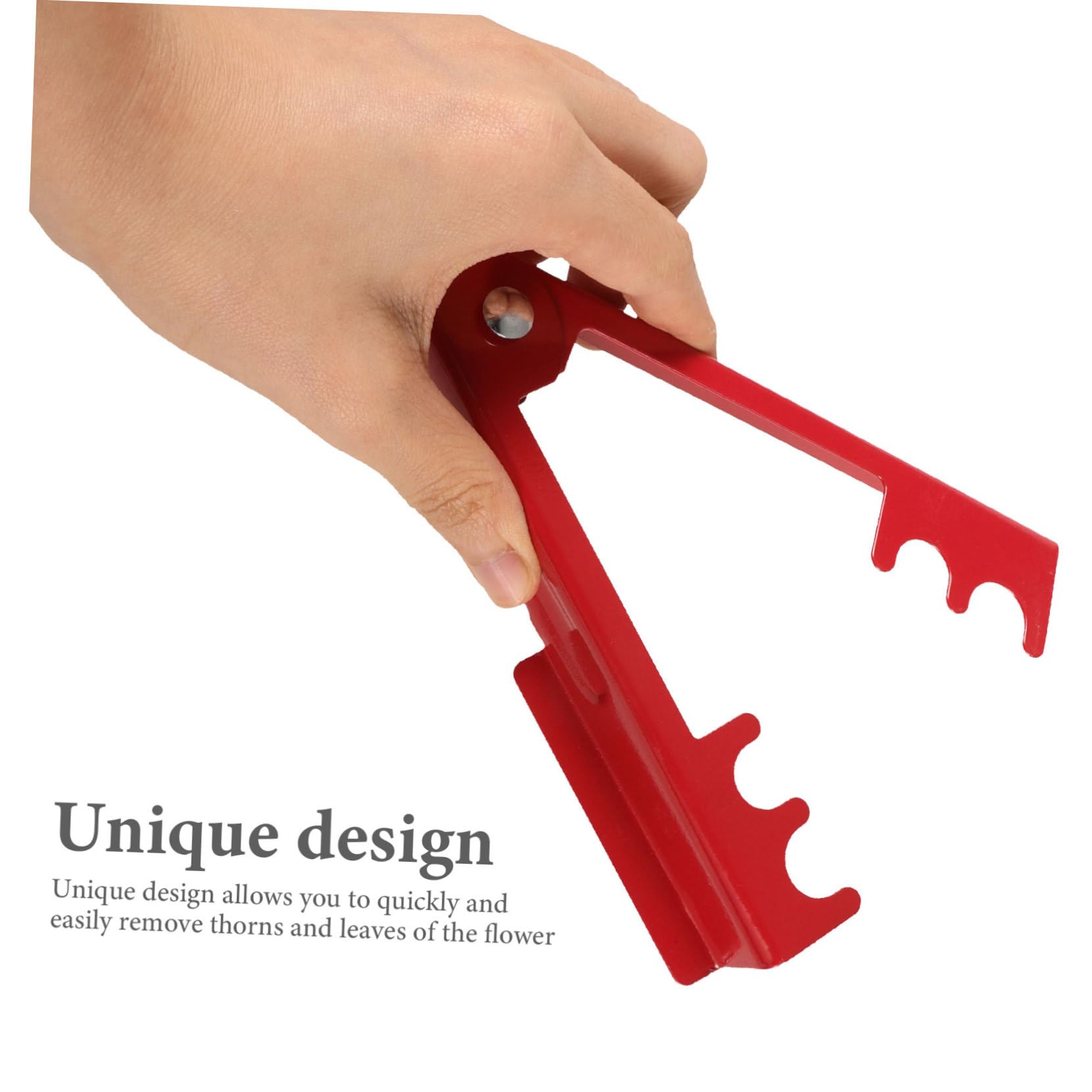 3PCS Rose Gardening Shears Set - Floral Thorn Stripper, Flower Stem Cleaner & Leaf Remover Pruning Shears for Gardening, Bonsai, Floral Arrangement | Perfect for Rose Care, Garden Maintenance & DIY Bouquets (Red)