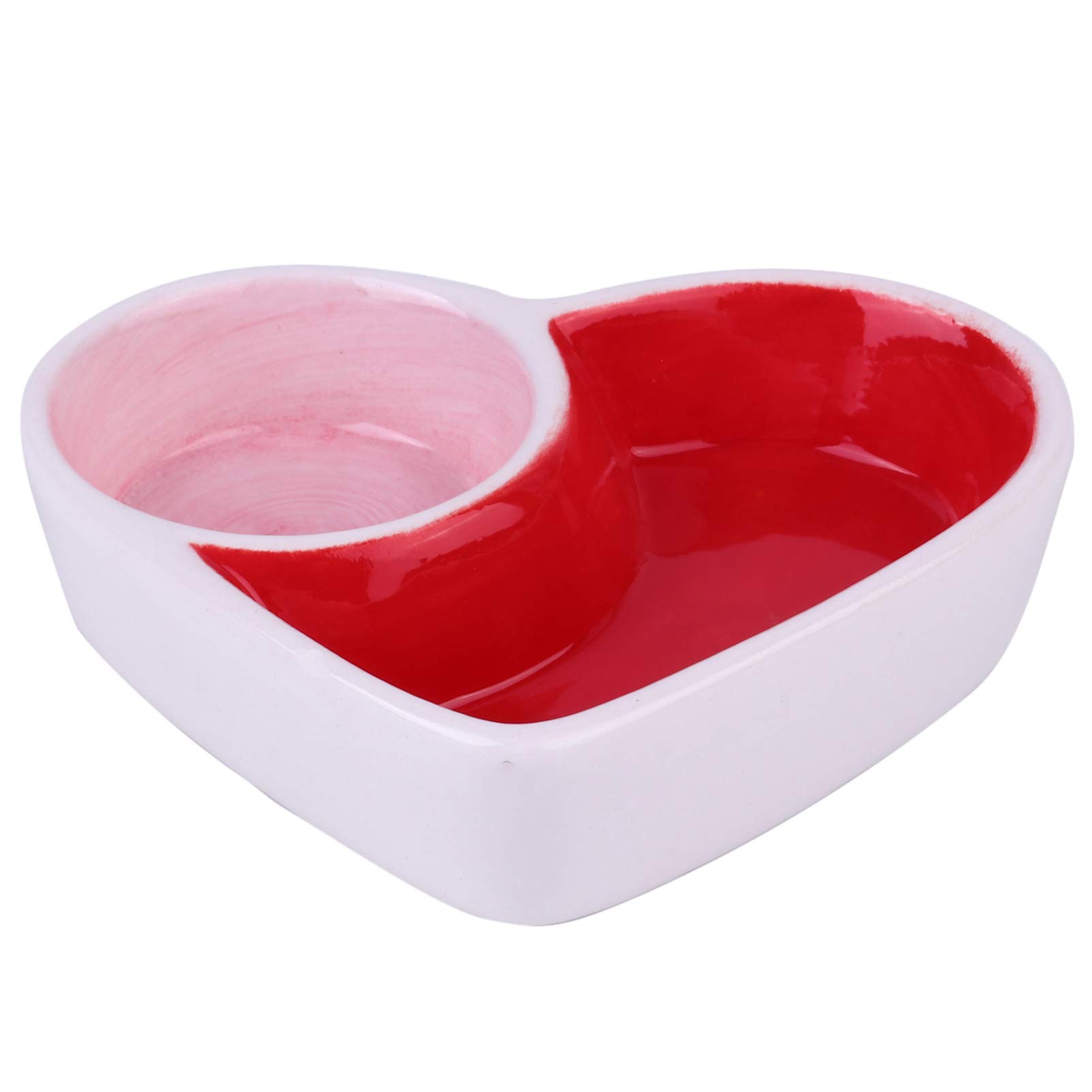 Ceramic Hamster Food Bowl - Small Pet Feeding Dish for Cats & Hamsters - Durable Pet Tableware for Home Use