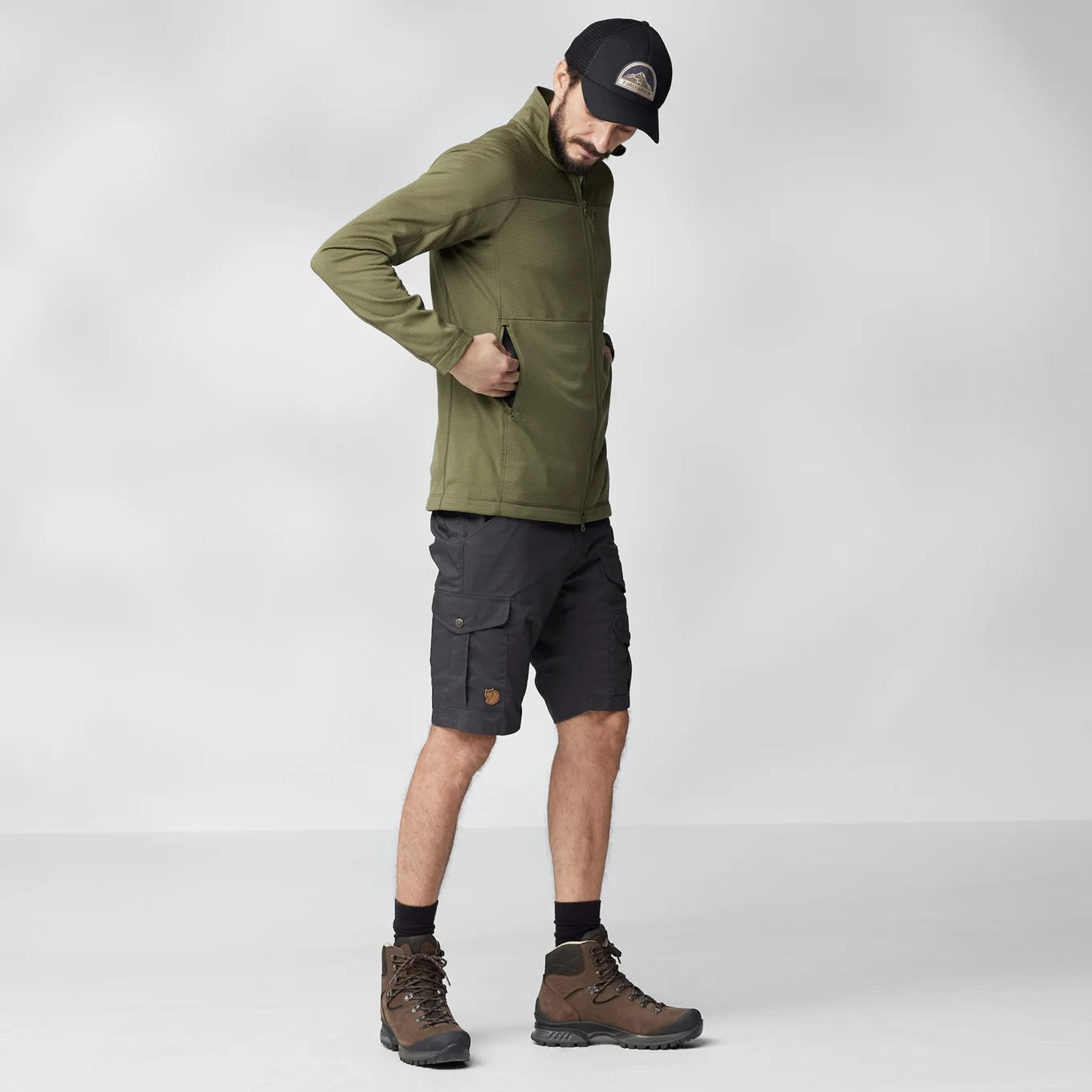 Abisko Lite Fleece Jacket for Men - Lightweight Outdoor Jacket, Warm & Breathable - Perfect for Hiking, Camping & Winter Activities (Model F86971)