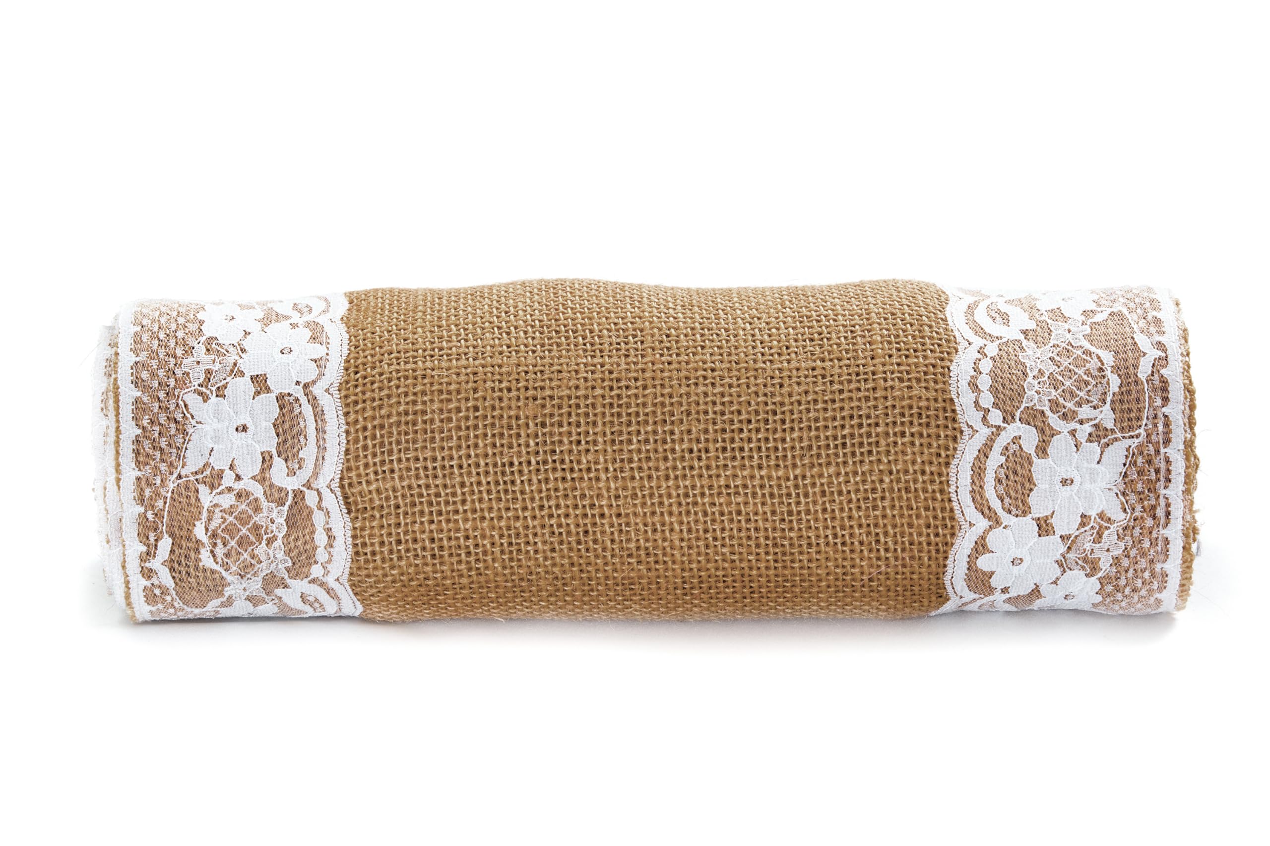 20-Pack 100% Natural Burlap Table Runners 12