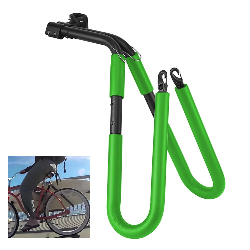 Lixada Surfboard Bike Rack - Adjustable Surfboard Carrier for Bicycles | Secure Transport for Surfing Adventures | Perfect for Beach Commutes & Coastal Rides