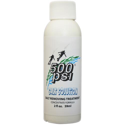 500PSI Salt Solution Liquid Concentrate - 2oz Bottle for Water Softener, Pool & Spa Maintenance - High-Efficiency Salt-Based Water Treatment