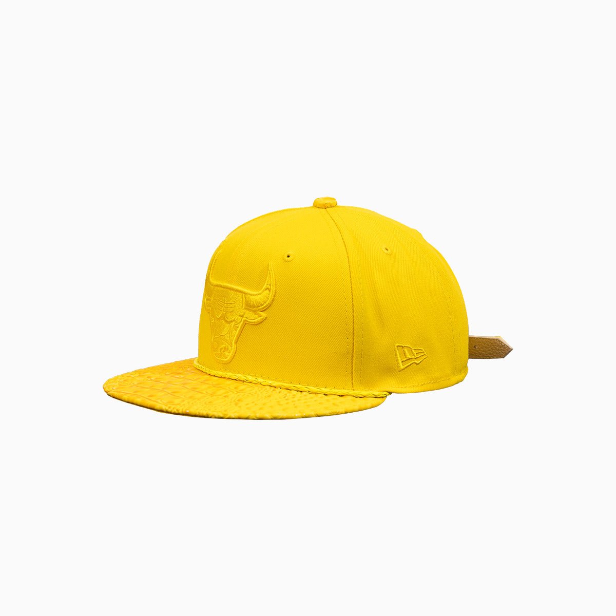 Breyer's Buck 50 Chicago Bulls NBA Snapback Hat with Genuine Leather Visor - Perfect for Basketball Games, Streetwear Fashion, and Sports Fans