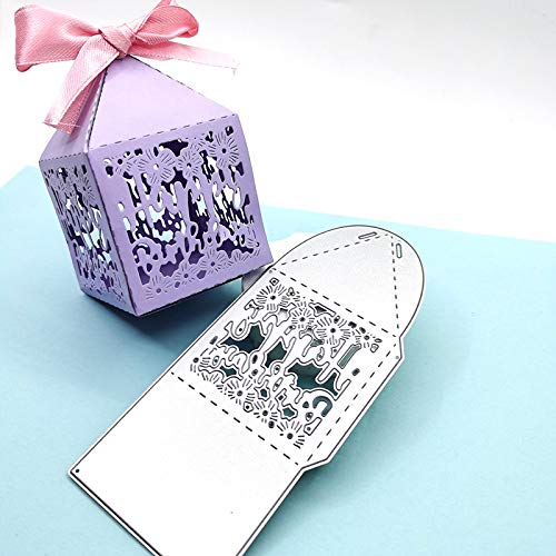 Metal Happy Birthday Box Cutting Dies & Embossing Stencils - DIY Scrapbooking Templates for Greeting Cards, Album Decor, and Paper Crafts | Perfect for Birthday Invitations, Gift Boxes & Party Favors