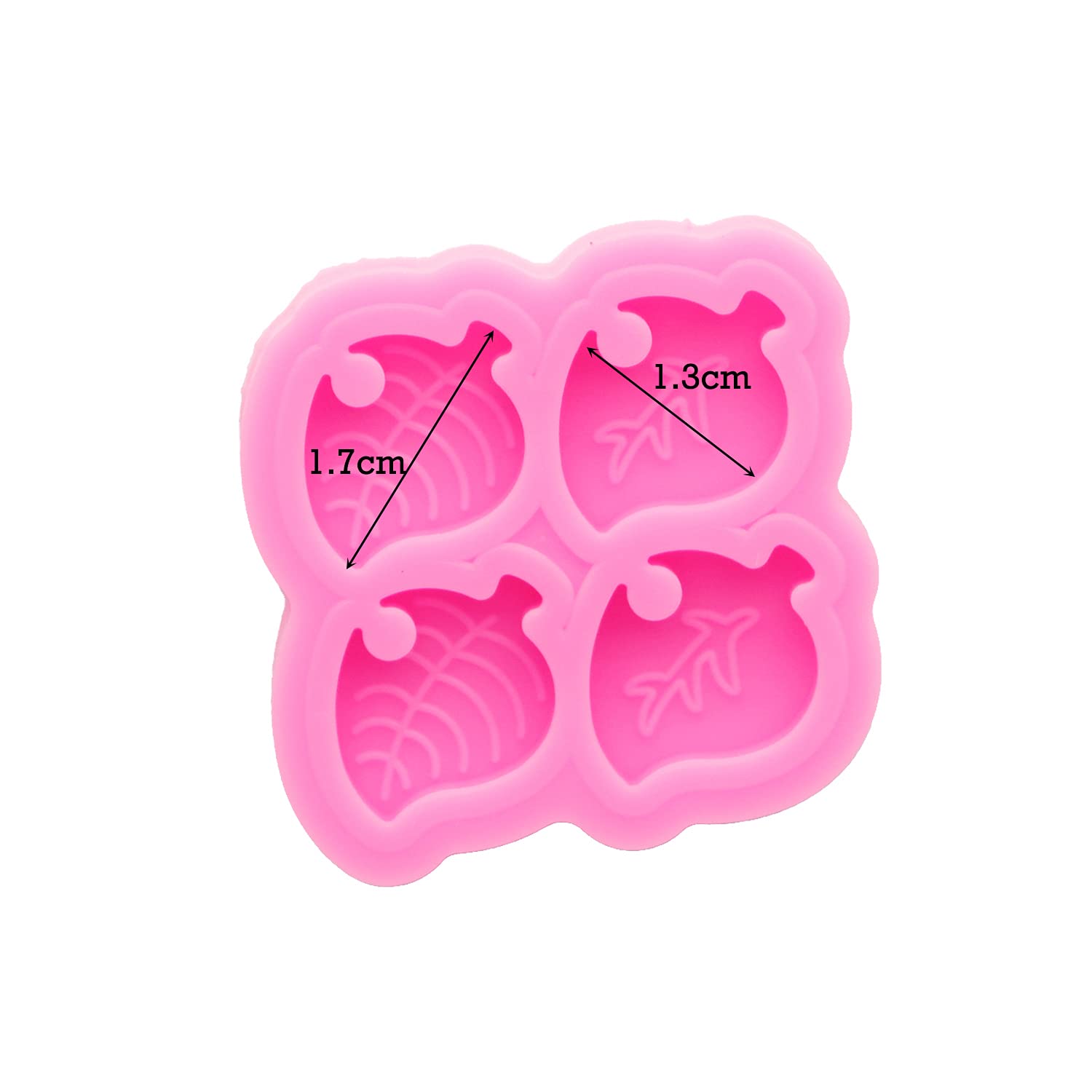 5Pcs Silicone Earring Molds for Jewelry Making - DIY Resin Ear Stud Molds, Pumpkin Ghost Leaf Cup Dog Design - Epoxy Resin Casting Molds for Fashion Jewelry Crafts - Perfect for Halloween, Christmas Gifts & Handmade Accessories