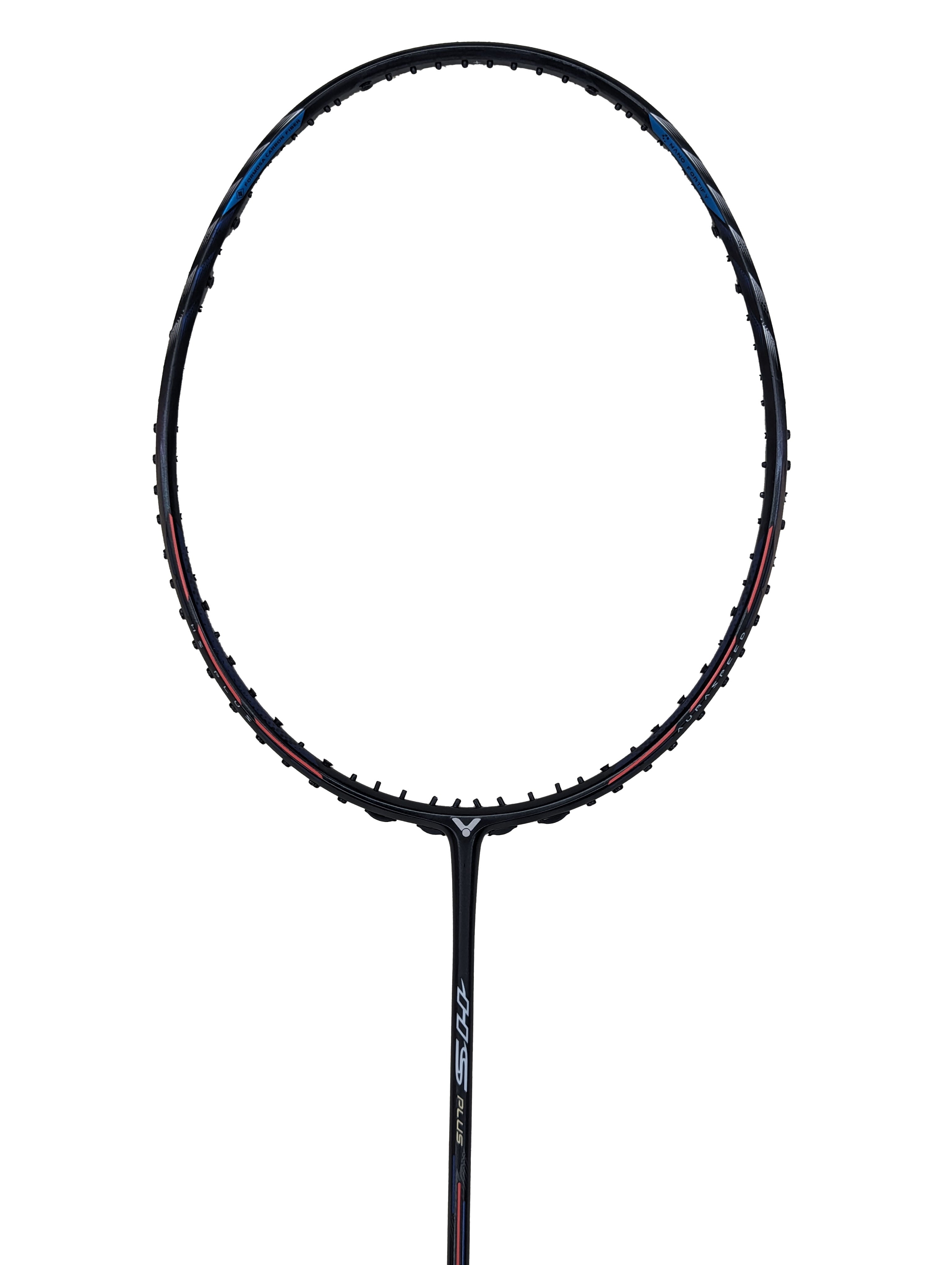 Victor Auraspeed HS Plus C Badminton Racket - Lightweight Carbon Fiber Shuttlecock Racket for Professional & Recreational Players - Perfect for Tournaments & Backyard Games