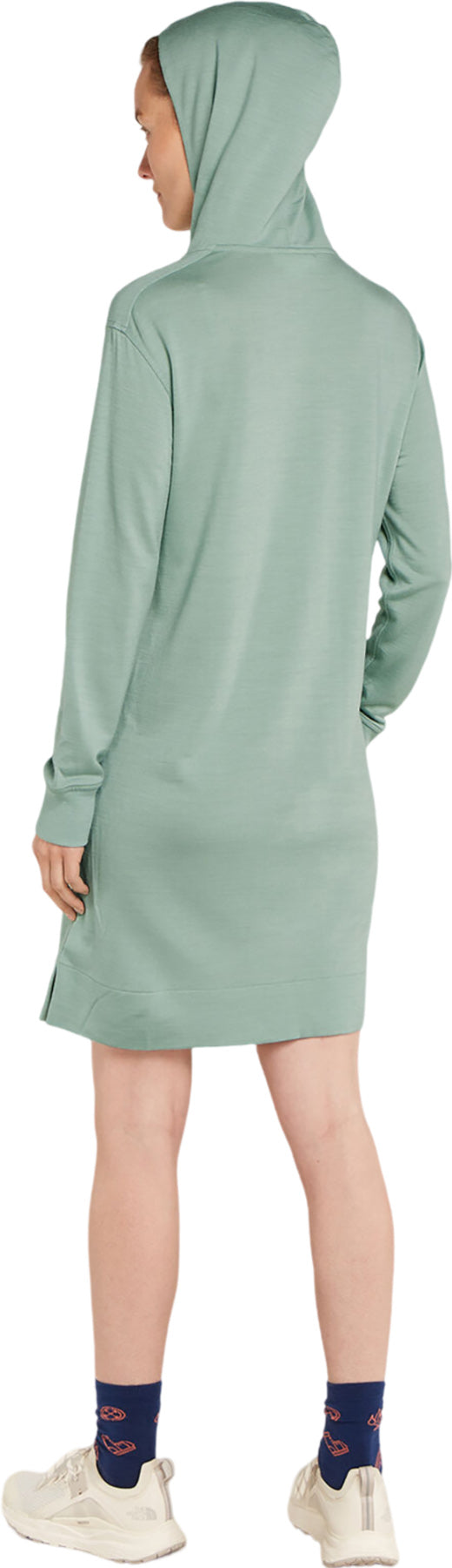 200 Crush Merino Blend Long Sleeve Dress for Women - Soft Wool Blend Comfort Wear for Fall & Winter - Perfect for Office, Date Night and Casual Outings