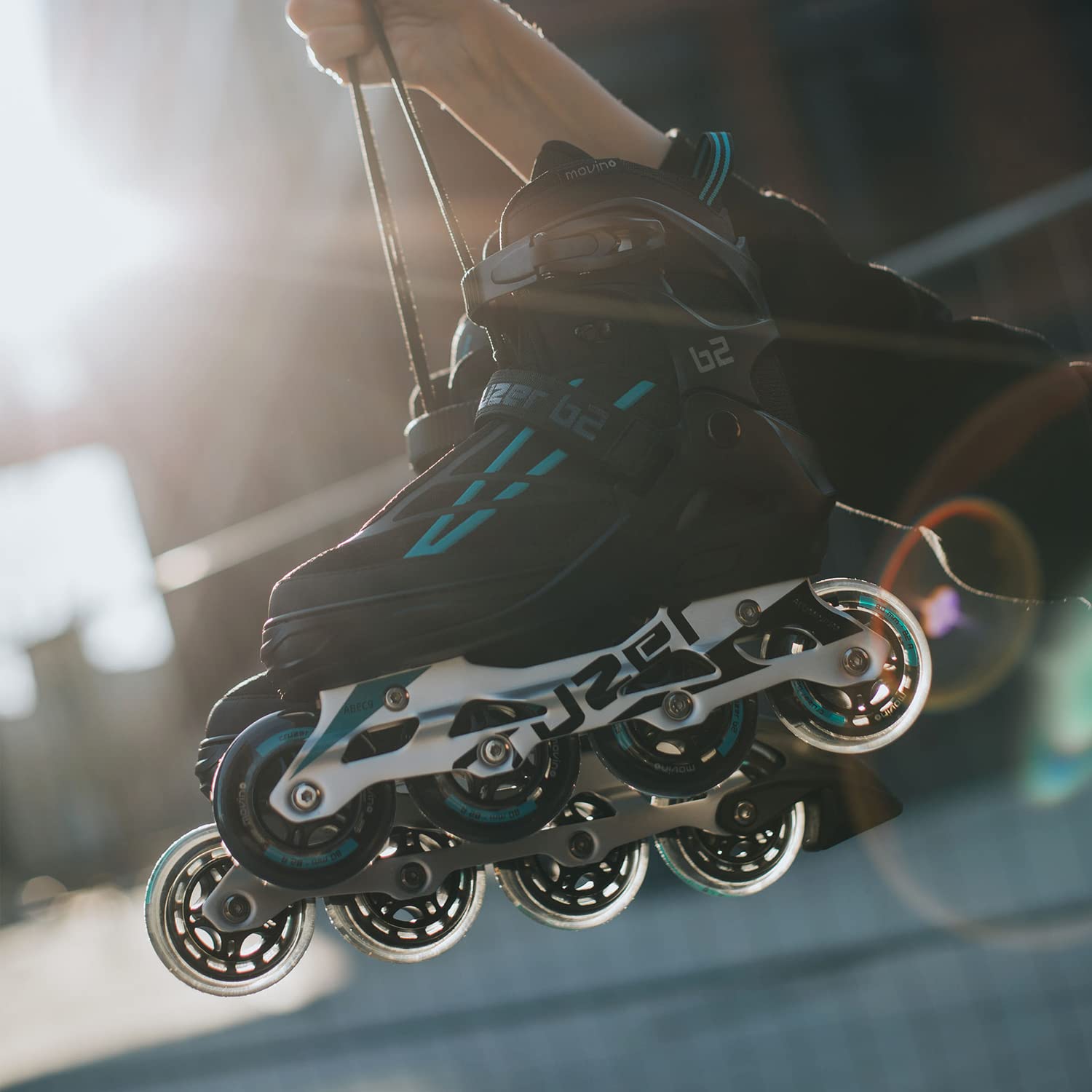 Movino Cruzer B2 Adjustable Inline Roller Skates for Kids, Boys, Girls & Adults - Perfect for Outdoor Fun, Fitness & Family Activities