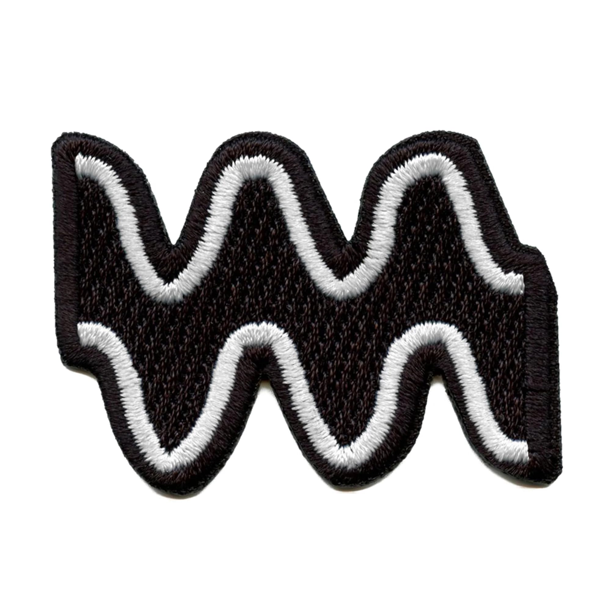 Aquarius Zodiac Sign Embroidered Iron-On Patch - Horoscope Symbol for Water Bearer - Perfect for Jackets, Bags & DIY Crafts