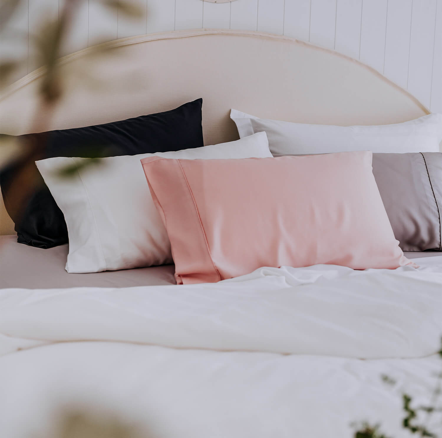Eco-Friendly Tencel® Pillow by Bambi - Hypoallergenic & Breathable Bed Pillow for Side, Back & Stomach Sleepers - Perfect for Home, Hotel & Travel Use
