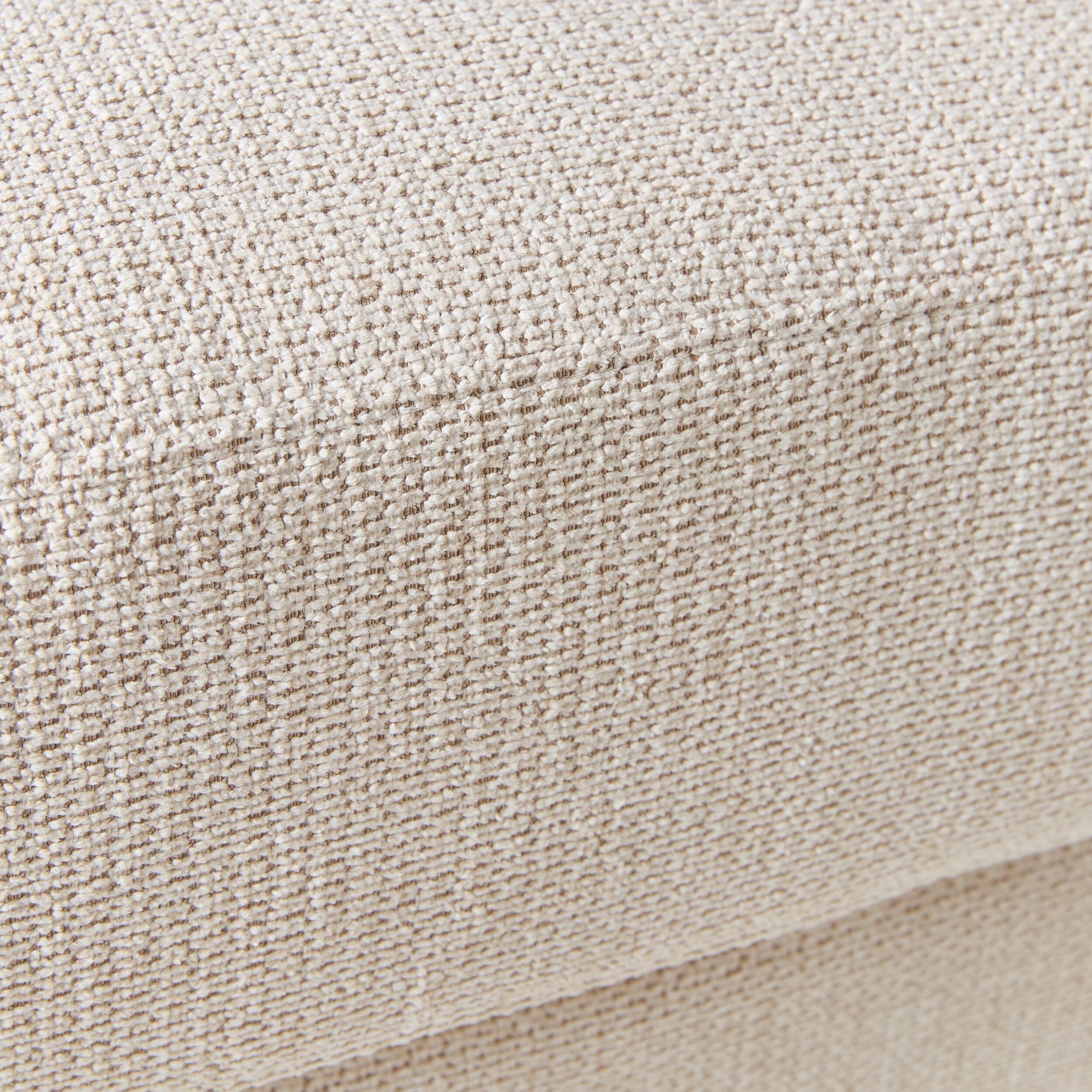Sorrento Almond Upholstered Armchair by Boden - Modern Living Room Accent Chair for Home & Office Comfort
