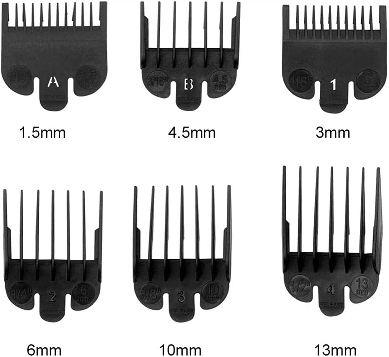 LIIAV Professional Cordless Hair Clipper for Men - Adjustable Speed Electric Hair Trimmer & Beard Trimmer Kit with Ceramic Blade & 4 Attachment Combs - Perfect for Home Haircuts, Beard Grooming & Styling