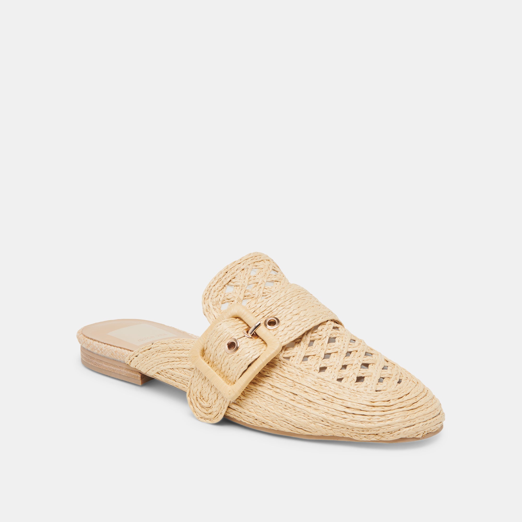 SIANNA FLATS Natural Raffia Women's Comfortable Sandals - Perfect for Beach, Vacation, and Summer Outfits