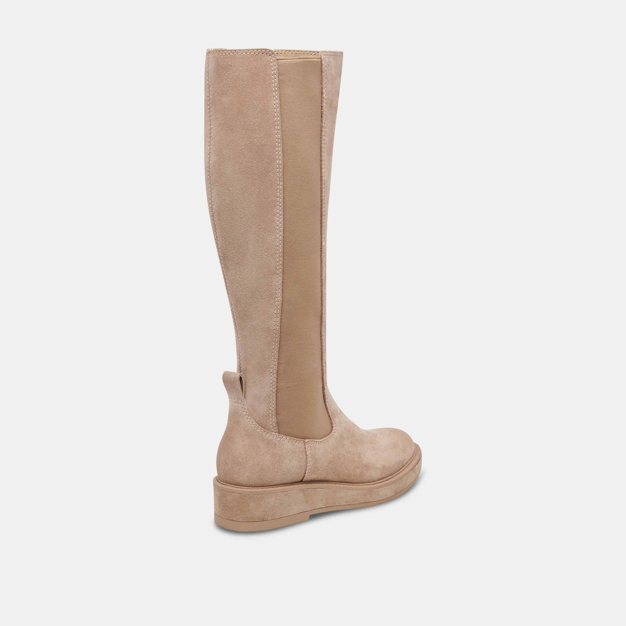 EAMON H2O Wide Calf Boots for Women - Almond Suede Waterproof Winter Boots | Comfortable & Stylish for Rainy Days, Snow & Outdoor Activities