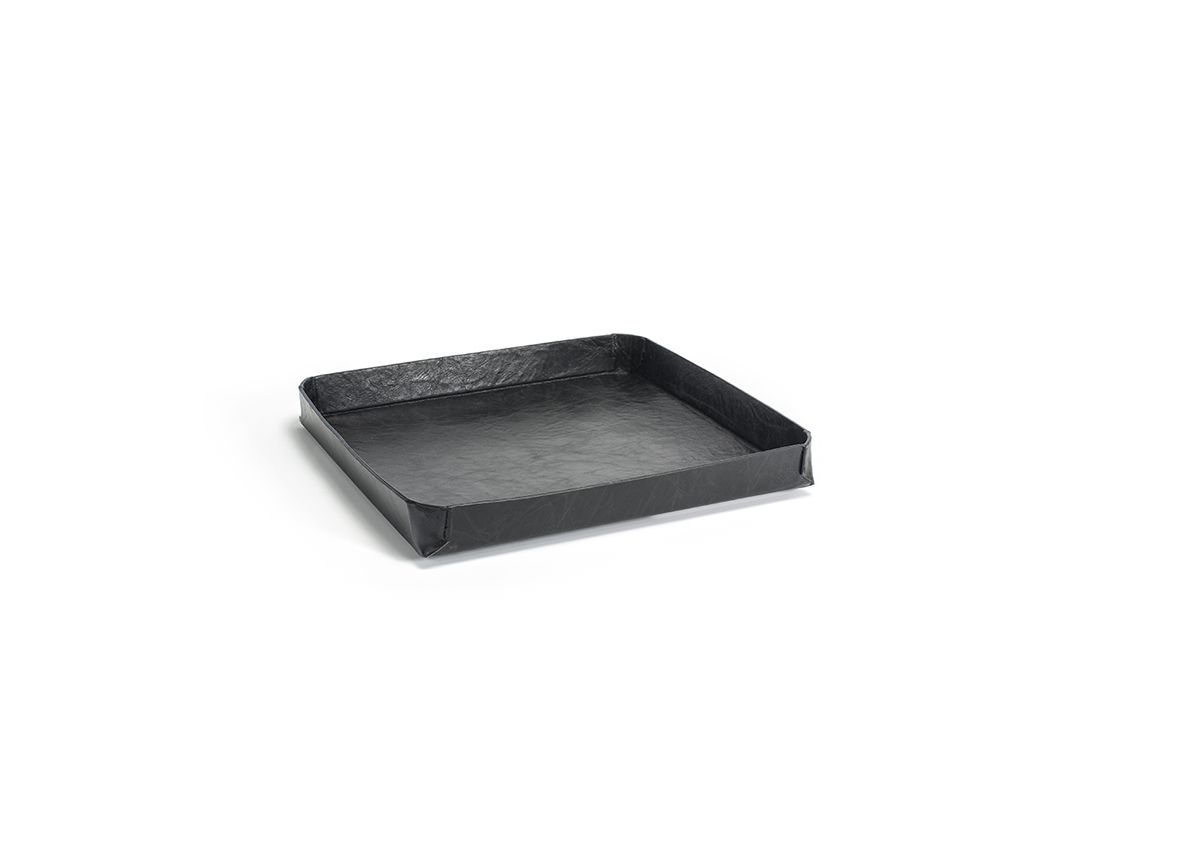 FOH Austin Square Tray Set of 4 - 10 Inch Decorative Serving Tray for Coffee Table, Kitchen, Dining Room & Home Decor - Perfect for Entertaining, Organizing & Displaying Items