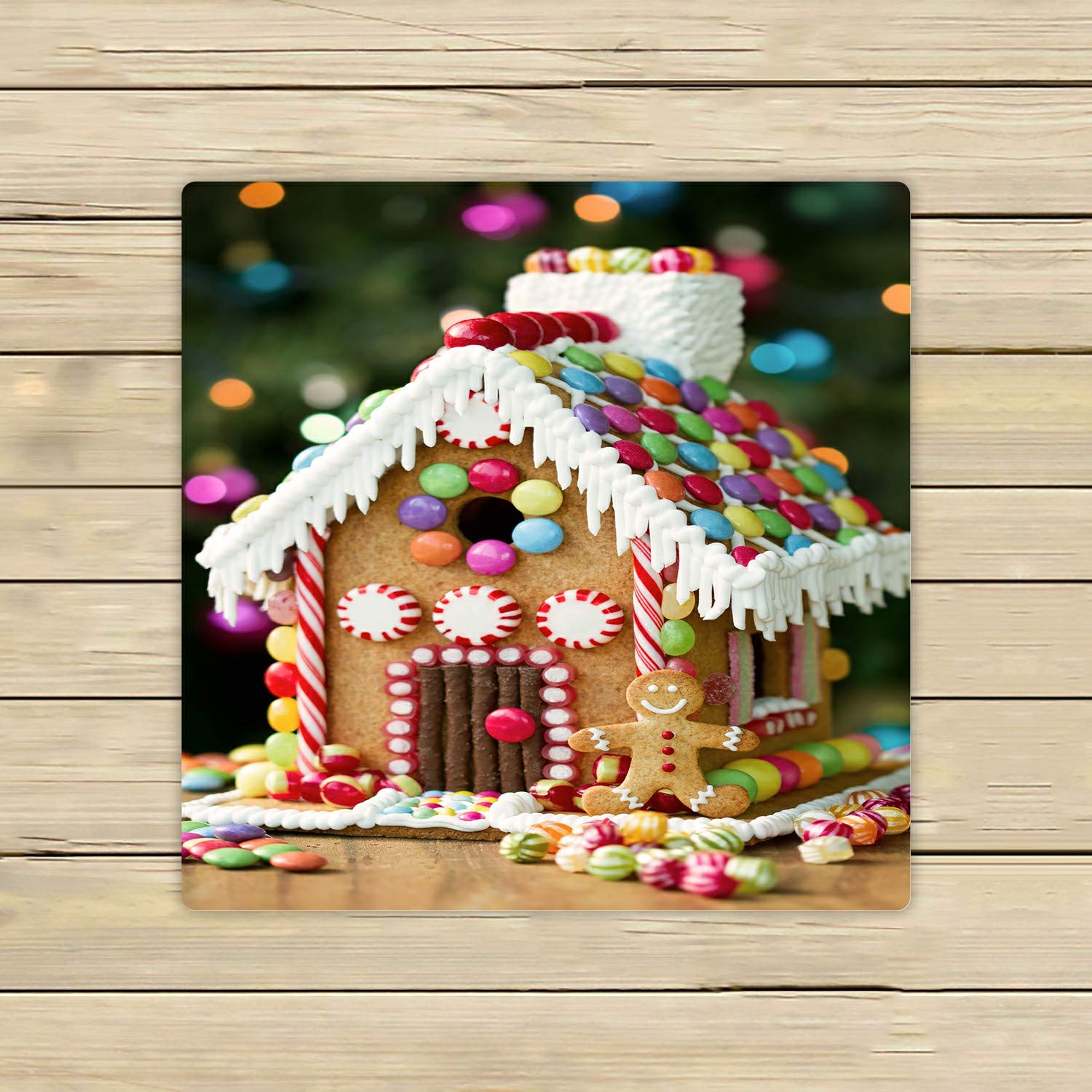 Premium Gingerbread House Towels - 13x13 Inch Soft Absorbent Bath, Beach, Pool, Spa & Travel Towels for Home, Gym, and Outdoor Activities