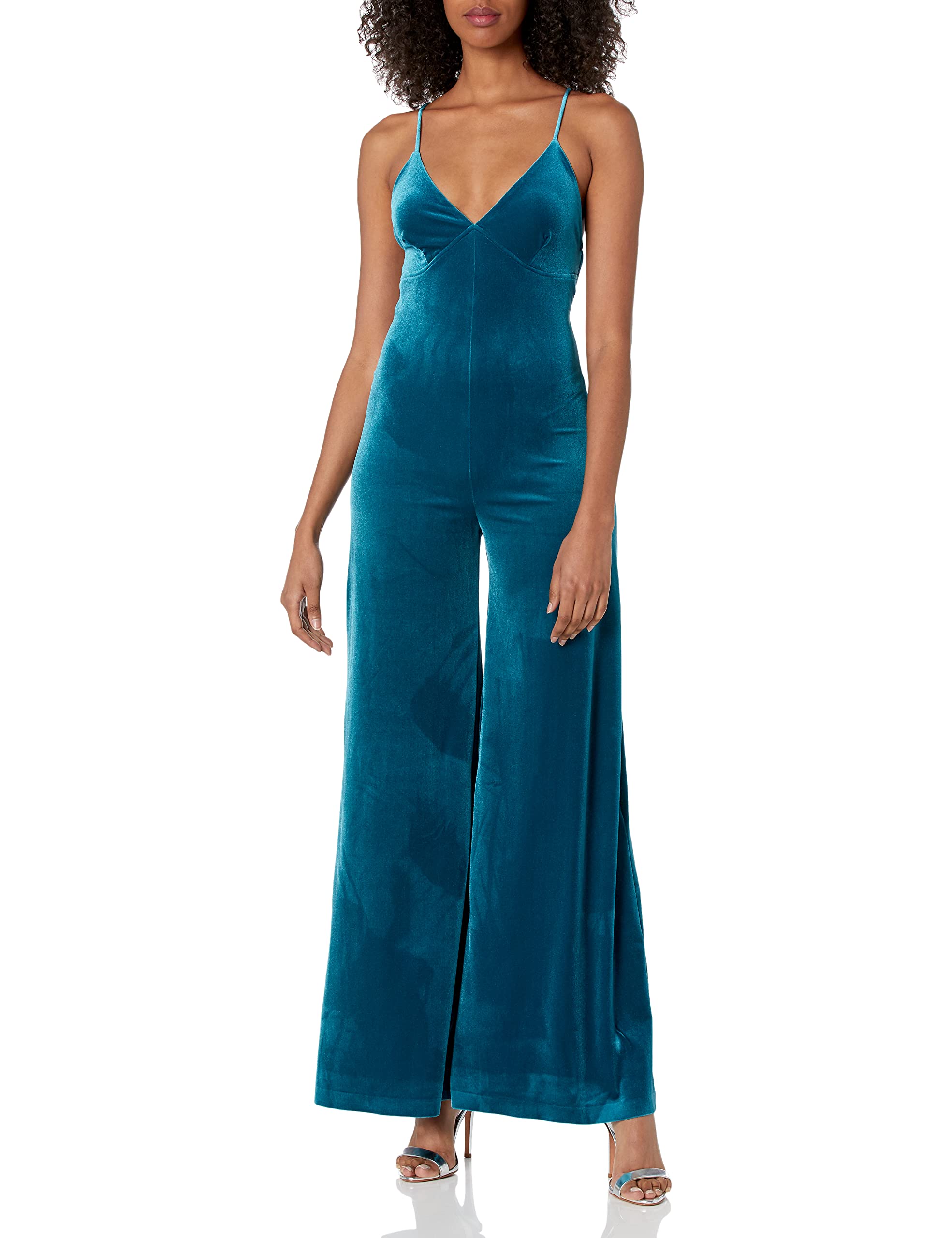 Norma Kamali Women's Low Back Slip Jumpsuit - Sexy Sleeveless Romper for Night Out, Date Night & Special Occasions