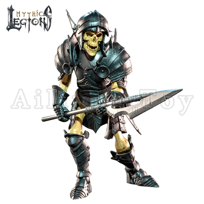 Four Horsemen Studio Mythic Legions 1/12 Scale 6-Inch Deluxe Skeleton Action Figure - Legion Builders Series 1 - Perfect for Collectors, Display, and Fantasy Role-Playing Games