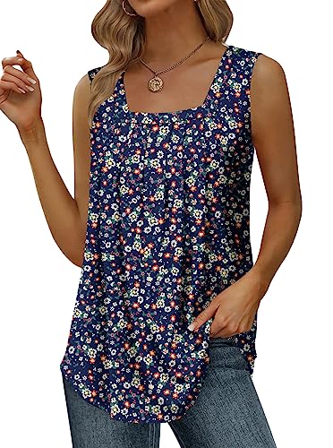 Dark Blue Floral