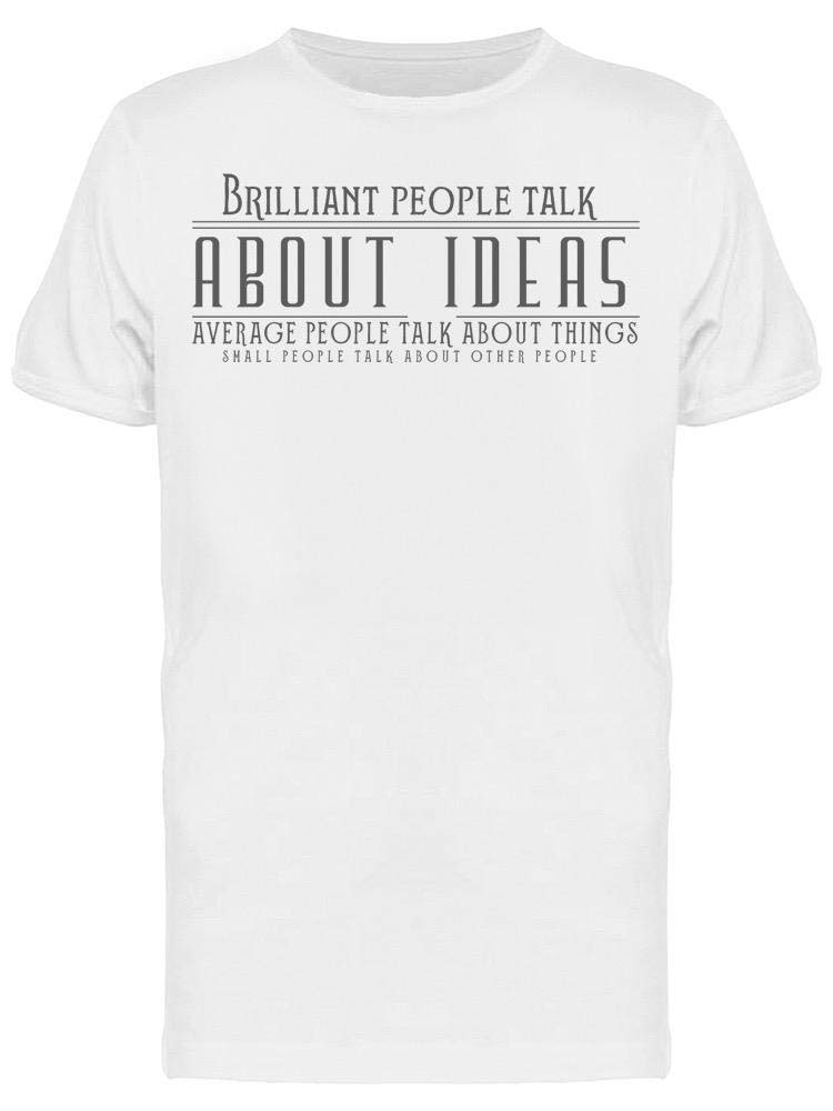 Brilliant People Graphic T-Shirt for Men - Soft Cotton Casual Tee - Perfect for Everyday Wear, Street Style & Gifts