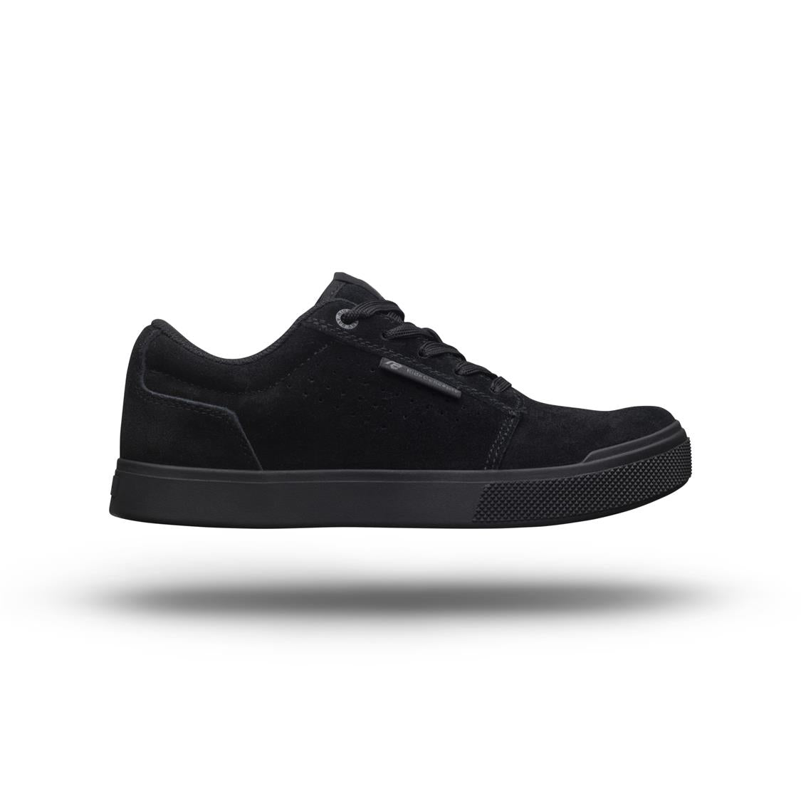 Ride Concepts Youth Vice Shoes - Black MTB & BMX Cycling Shoes for Kids - Perfect for Mountain Biking and Dirt Jumping