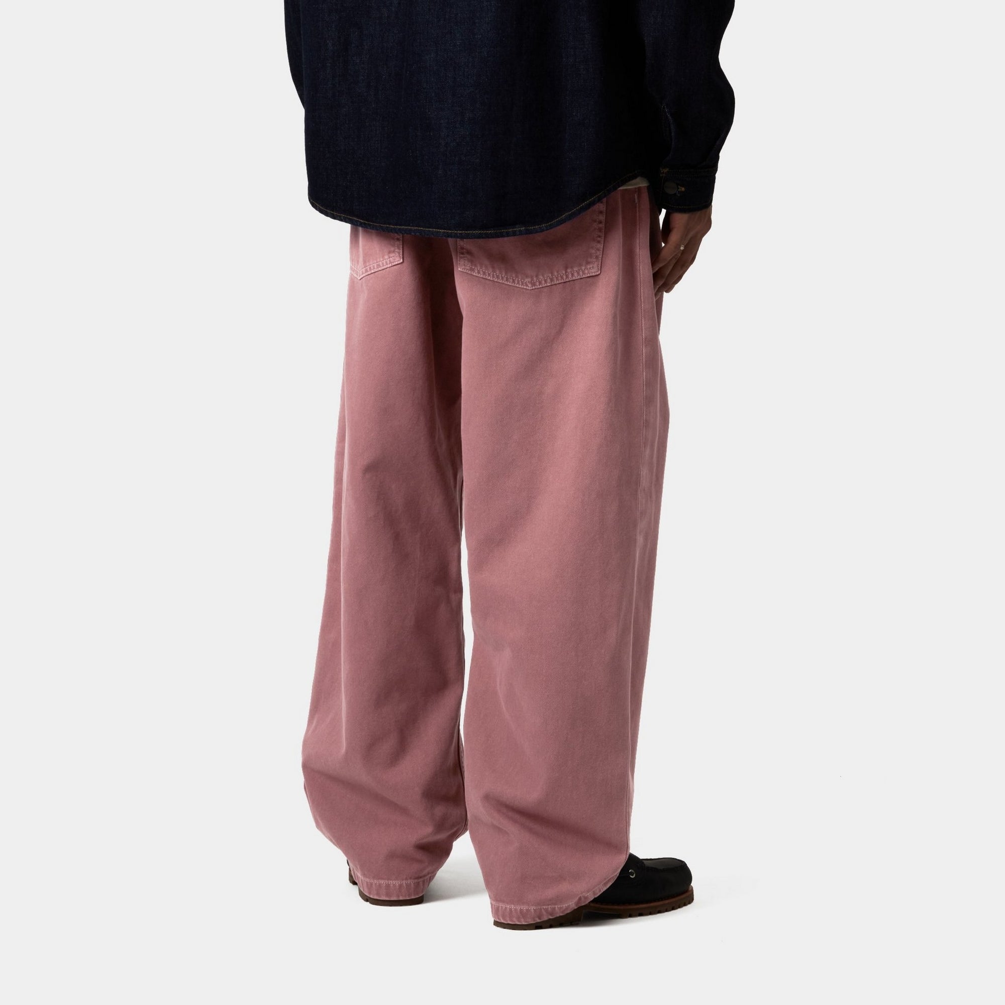 Brandon Twill Pants for Women - Stone Dyed Dusky Pink Casual Trousers | Perfect for Office, Travel & Everyday Wear
