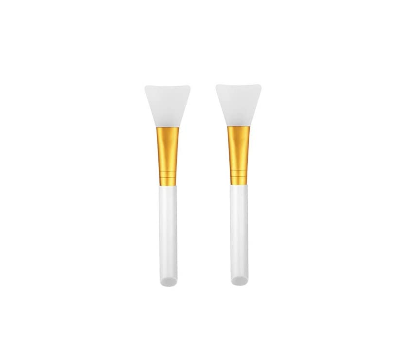 Getmecraft 2 Pack Silicone Face Mask Brush - Soft Hairless Facial Mud & Lotion Applicator Tool for Spa, Skincare & Makeup Application - Perfect for At-Home Beauty Routine & Professional Use