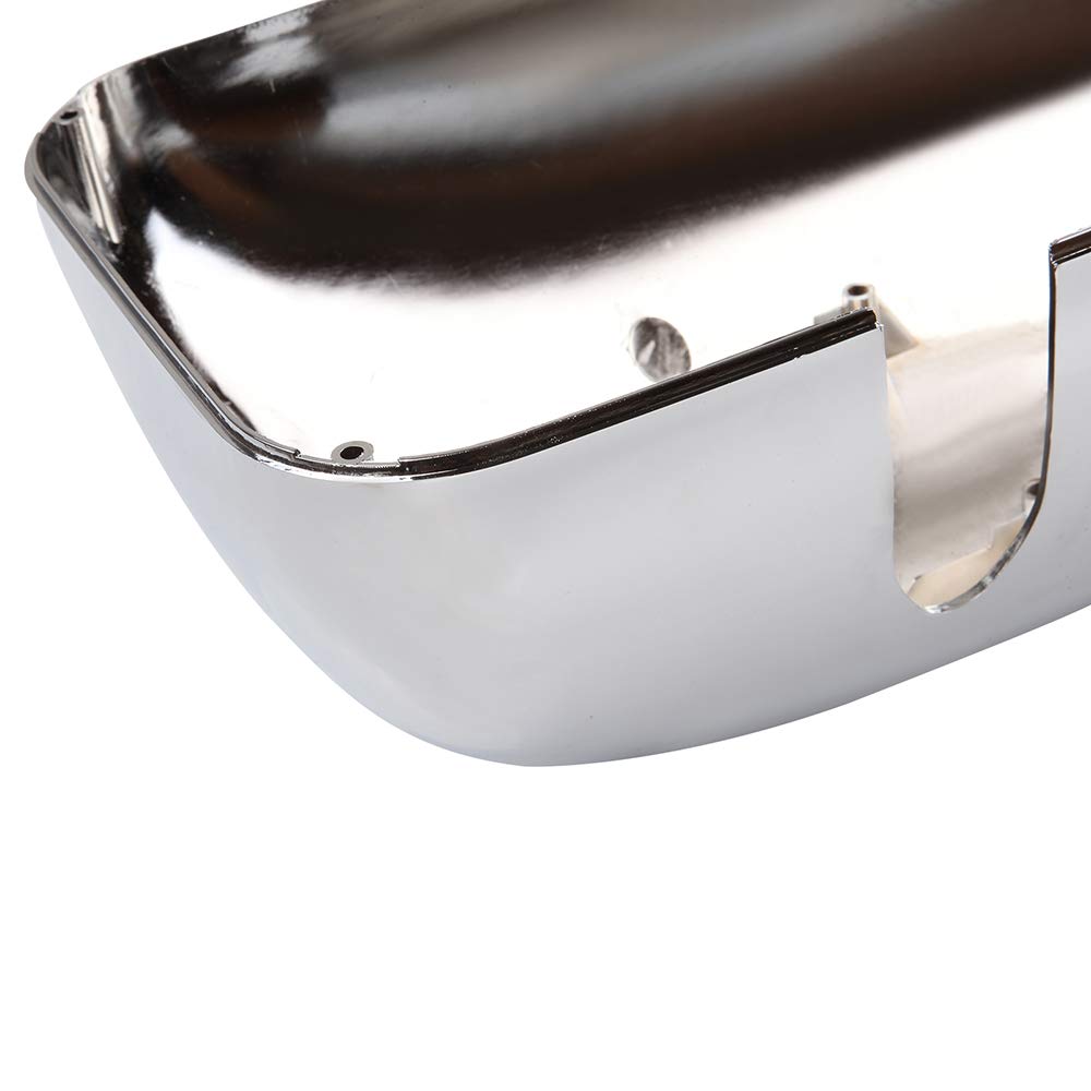 Kenworth T660 T600 T370 T270 T800 Truck Hood Mirror - Left Side (LH) Replacement with Chrome Housing & Mirror Cap - Compatible with 2008-2016 Models | Perfect for Highway Safety & Blind Spot Visibility