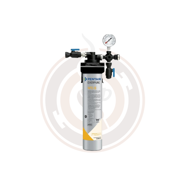 Everpure QC7i Single 4FCS Water Filter System EV920281 - Premium Under Sink Water Filtration for Clean Drinking Water at Home & Office