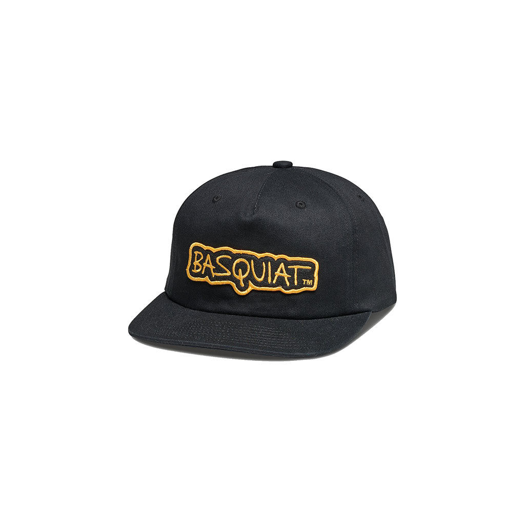 Diamond x Basquiat Sign Unstructured Strapback Hat - Black Hip Hop Streetwear Cap for Men & Women | Perfect for Casual Wear, Music Festivals & Urban Fashion