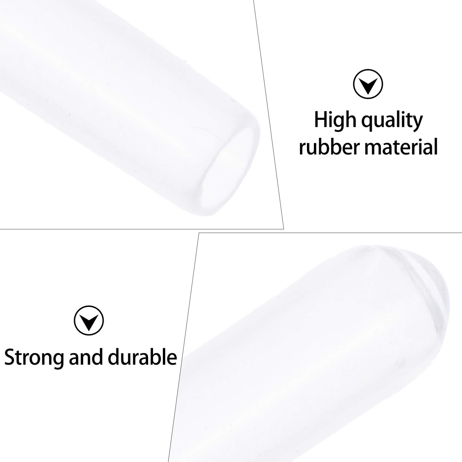 SOLUSTRE 200-Pack Universal Dishwasher Rack Cap Covers - Clear Plastic Dishwasher Wire Thread Protectors, Tine Tips & Sink Cup Washers - Perfect for Kitchen, RV & Commercial Dishwasher Rack Maintenance
