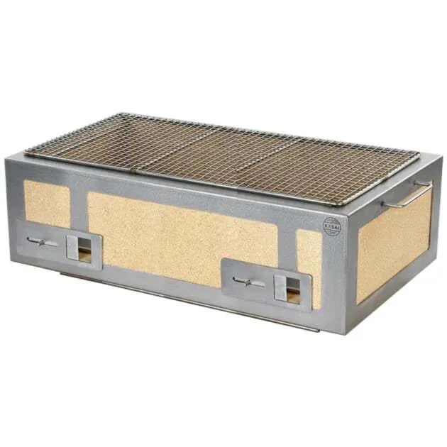Premium XL Kasai Konro Grill with Heavy-Duty Stainless Steel Frame V2 - Perfect for Backyard BBQs, Camping & Outdoor Cooking
