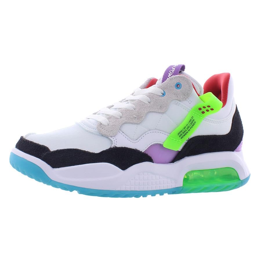 Jordan MA2 Women's Sneakers Size 11.5 - White/University Red/Black - Comfortable Athletic Shoes for Running, Gym & Casual Wear