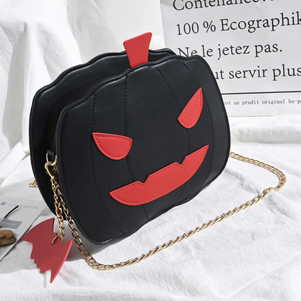 Halloween Pumpkin Crossbody Bag - Gothic Devil Shoulder Purse for Women - Perfect for Halloween Parties, Cosplay, and Gothic Fashion Accessories