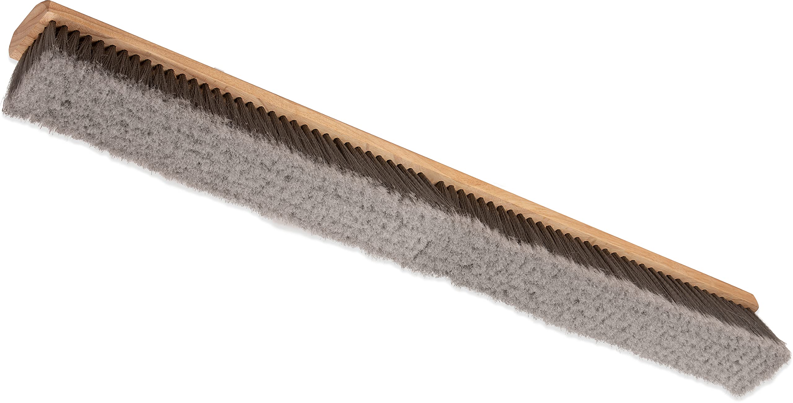 SPARTA Flo-Pac Plastic Flagged Sweep Floor Broom - 36 Inch Gray Industrial Broom for Cleaning Warehouses, Garages & Driveways (Pack of 6) - Heavy Duty Commercial Cleaning Tool for Dust, Debris & Large Areas