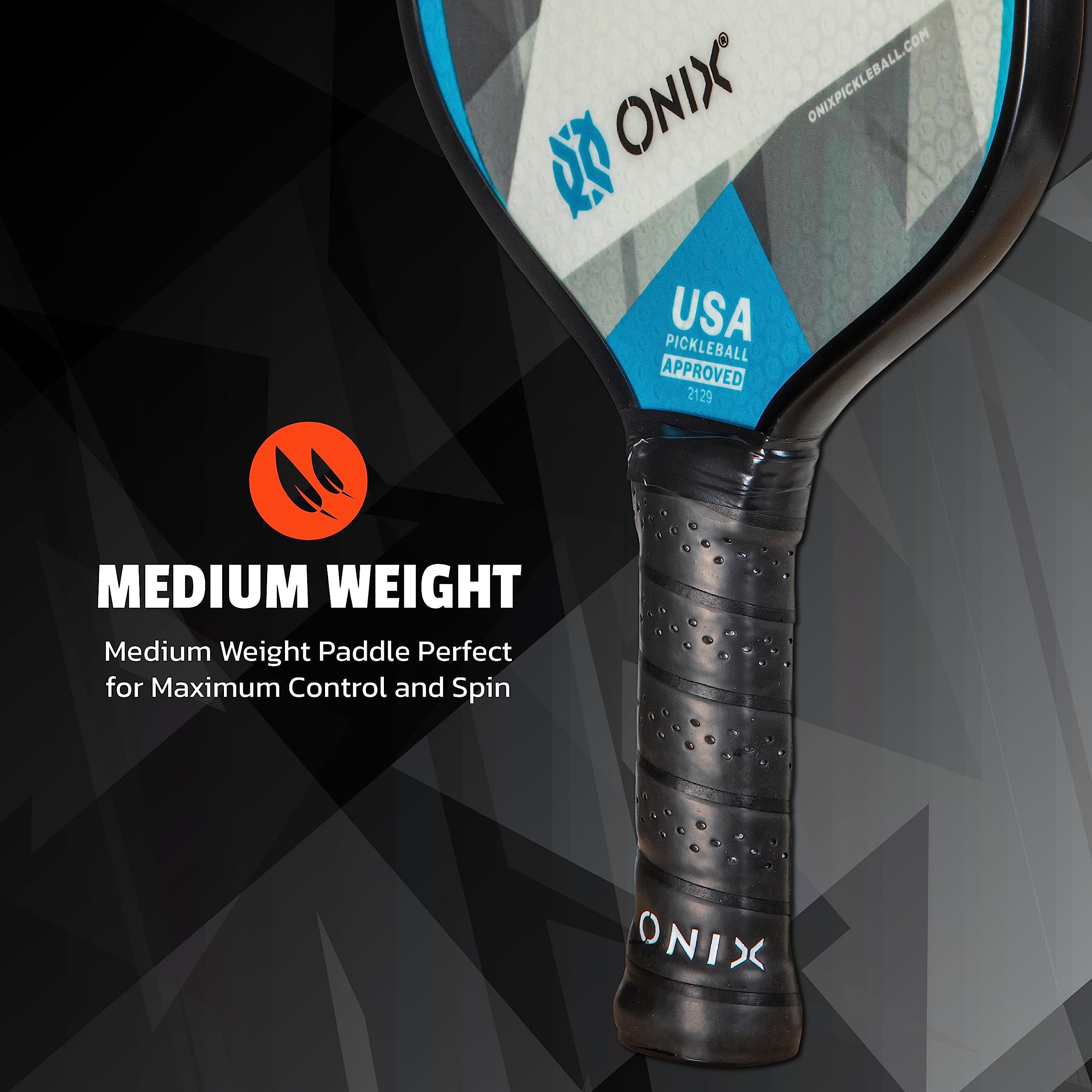 Onix Z Series Graphite Carbon Fiber Pickleball Paddles - USAPA Approved Lightweight Racket with Cushion Comfort Grip for Outdoor & Indoor Play - Perfect for Recreational and Competitive Players