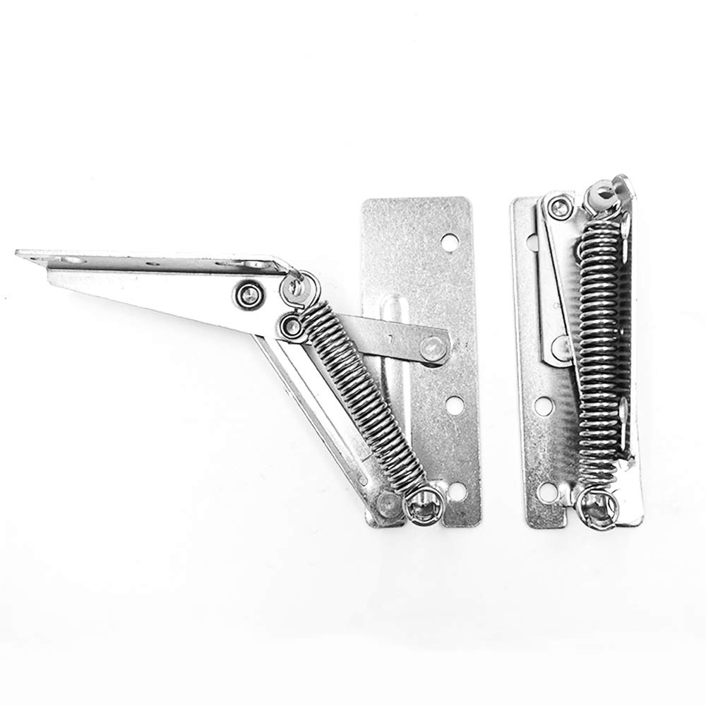 90 Degree Cabinet Hinge - Bridge Shaped Spring Hinge for Full Overlay Cupboard Doors, Furniture & Folding Sofa Beds - Durable Hardware for Smooth Door Movement - Perfect for Kitchen Cabinets, Wardrobes & Home Renovation Projects