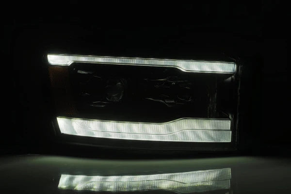06-08 Dodge Ram PRO Series Halogen Projector Headlights - Chrome Housing - High Performance Replacement Headlights for Improved Night Driving & Off-Road Visibility