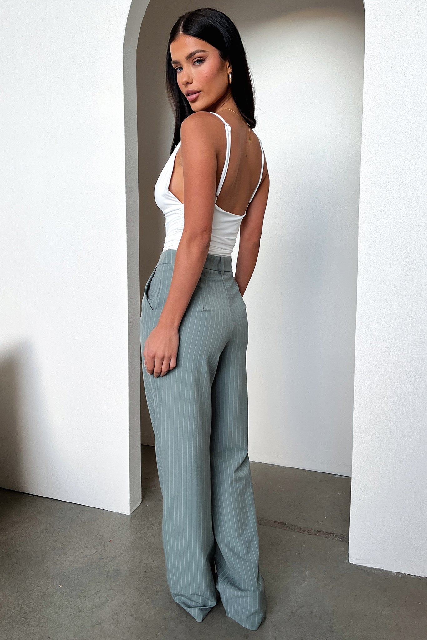 Janae Women's White Bodysuit - Seamless Stretch Comfort for Everyday Wear & Layering | Perfect for Work, Casual Outfits & Date Nights