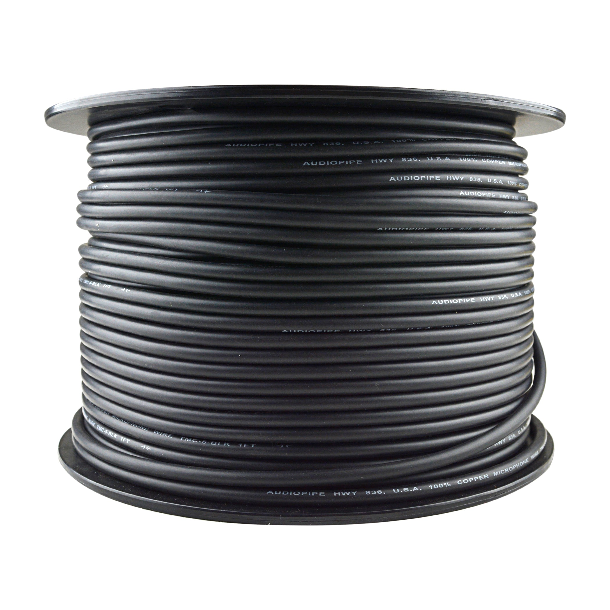 500' Premium Microphone Cable - 100% Oxygen-Free Copper, Low Noise & High Fidelity (TMC 5 BLK) - Perfect for Studio Recording, Live Performances & Professional Audio Setups