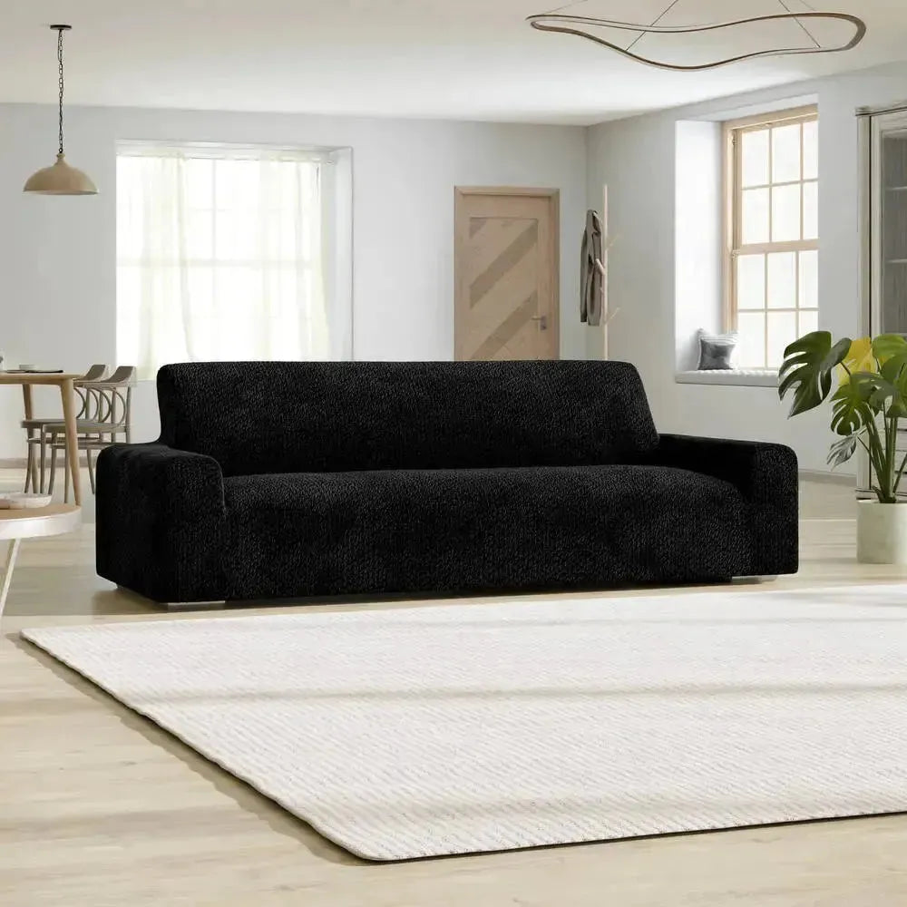 4-Seater Velvet Sofa Slipcover - Soft, Durable & Easy to Clean - Perfect for Living Room, Family Room & Home Theater