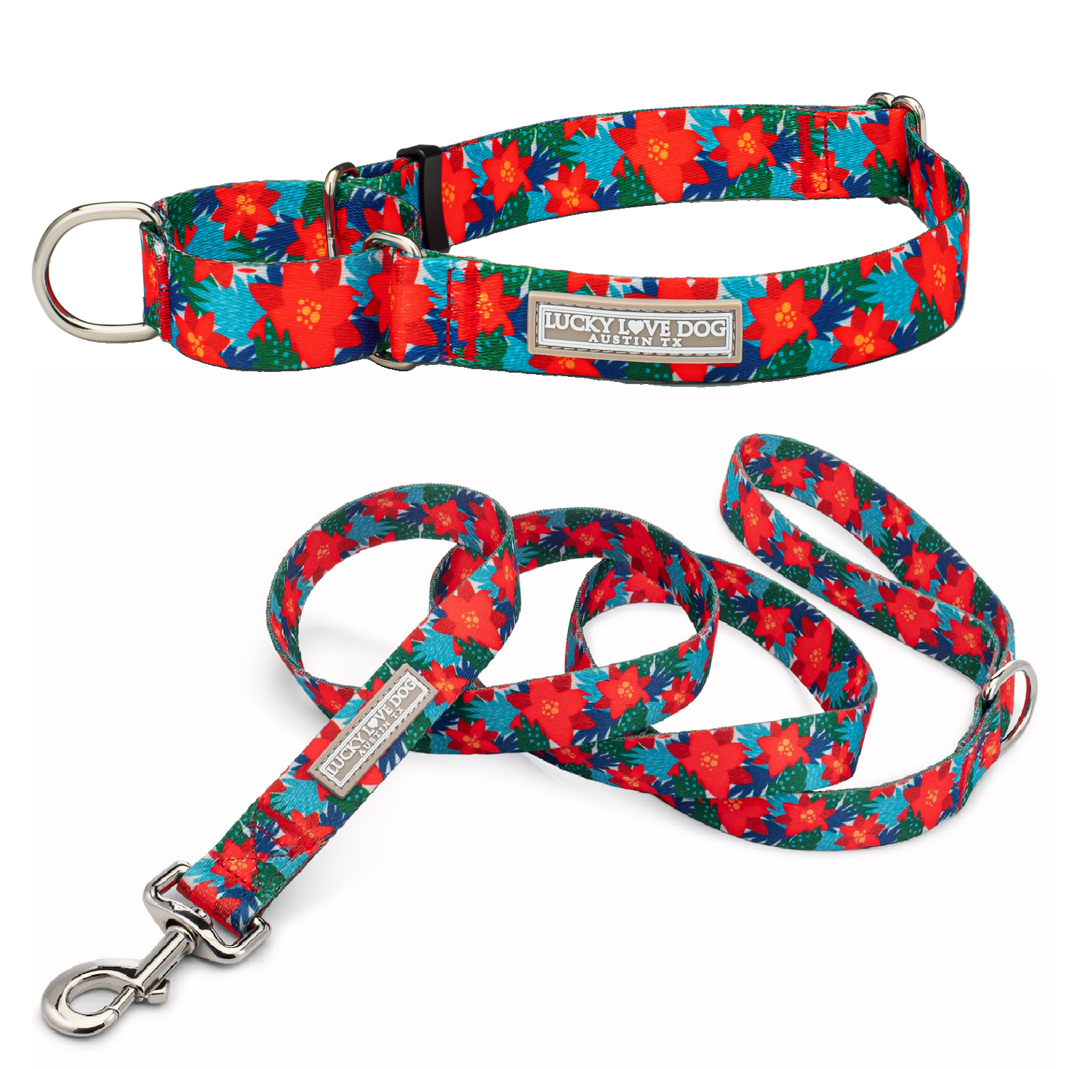 Noel Martingale Dog Collar - Adjustable Pet Safety Collar for Small Medium Large Dogs - Perfect for Training, Walking, and Outdoor Adventures