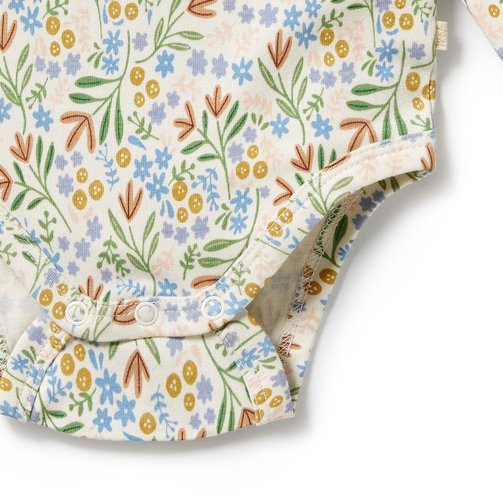 Organic Floral Bodysuit for Babies - Soft & Breathable Cotton Onesie - Perfect for Newborns, Infants & Toddlers - Ideal for Everyday Wear, Playtime & Photo Shoots