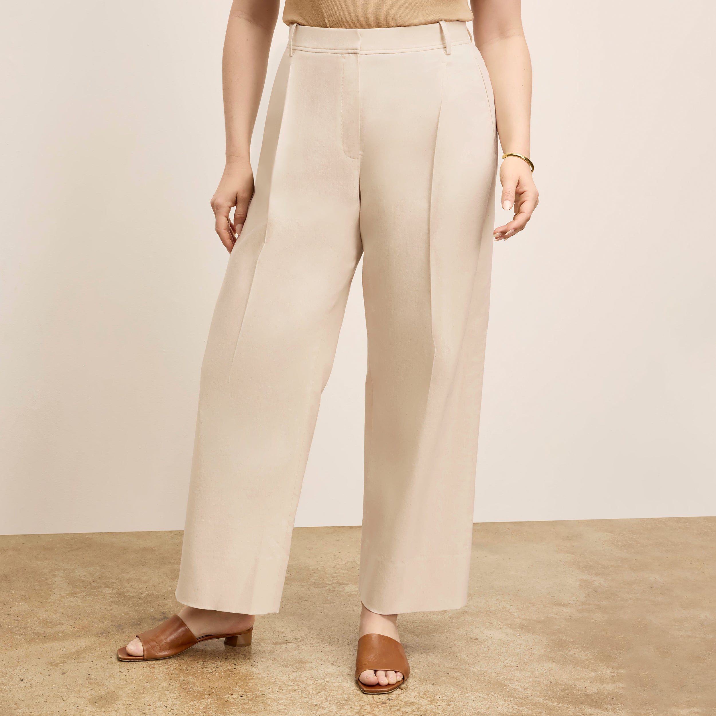 Arlo Breeze Pant - Soft Cotton Viscose Blend Women's Casual Pants in Natural Color | Perfect for Yoga, Lounge & Summer Outfits